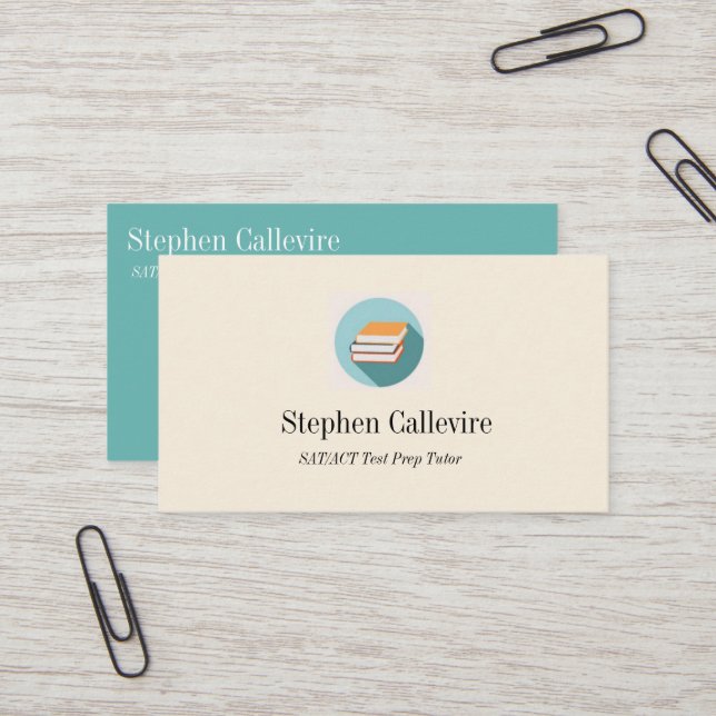 Visita Tarjeta de la enseñanza del icono del libro (Anverso/Reverso In Situ)