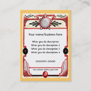 Visita tarjeta de la estrella