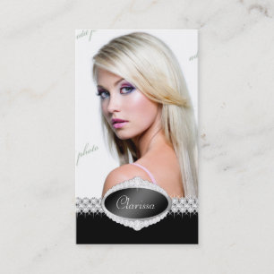 Visita Tarjeta de la foto del concurso de belleza de la