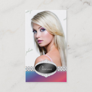 Visita Tarjeta de la foto del concurso de belleza del