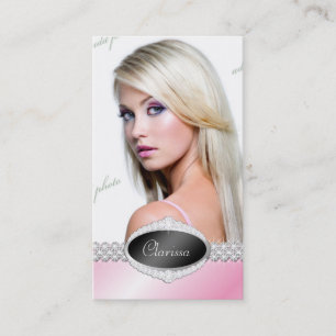 Visita Tarjeta de la foto del concurso de belleza del