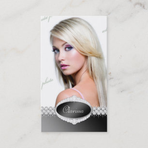 Visita Tarjeta de la foto del concurso de belleza del