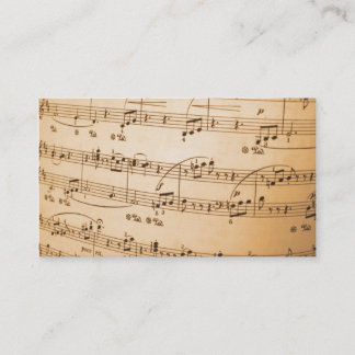 Visita Tarjeta de la industria musical