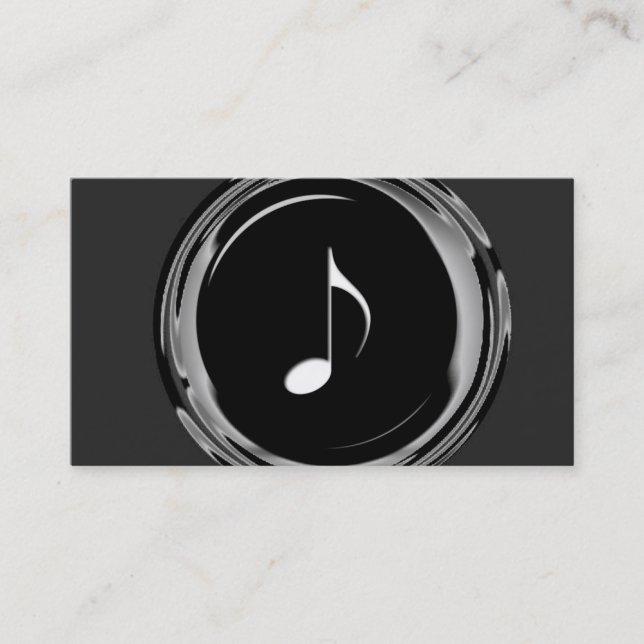 Visita Tarjeta de la industria musical (Anverso)