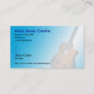 Visita Tarjeta de la industria musical de Aleia