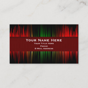 Visita Tarjeta de la industria musical de la grabación