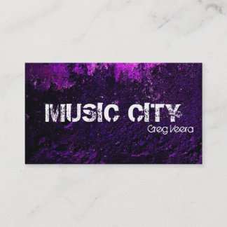 Visita Tarjeta de la industria musical del Grunge -