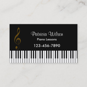Visita Tarjeta de la industria musical (parte posterior