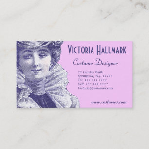 Visita Tarjeta de la moda del vintage para el diseñador,