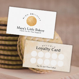 Visita Tarjeta de Lealtad de Galletas Rústicas de Acuarel
