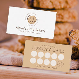 Visita Tarjeta de Lealtad de Panadería con Logo de Gallet