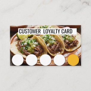 VISITA TARJETA DE LEALTAD DE TAQUERIA PARA CLIENTES 