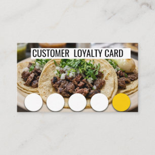 VISITA TARJETA DE LEALTAD DE TAQUERIA PARA CLIENTES 
