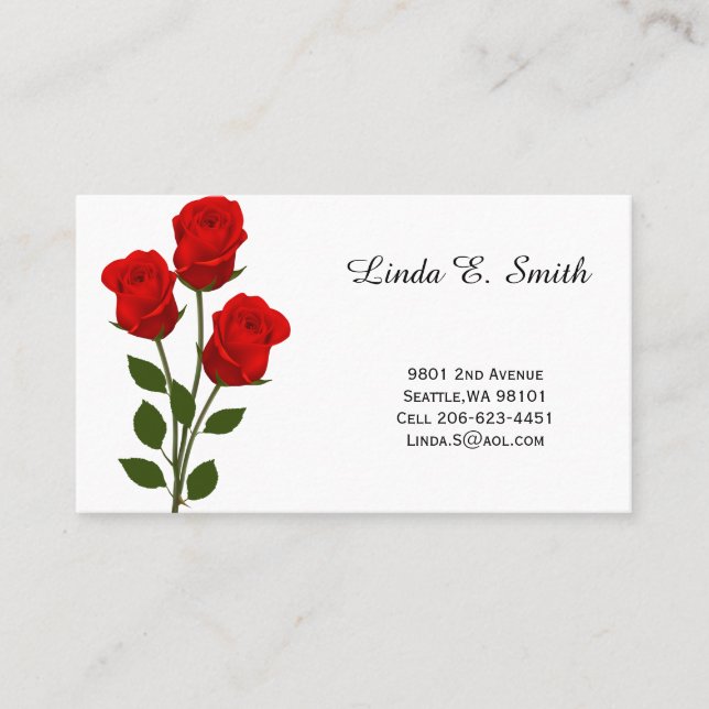 Visita Tarjeta de llamada clásica (Anverso)