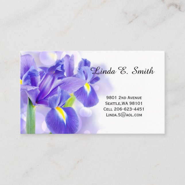 Visita Tarjeta de llamada clásica (Anverso)