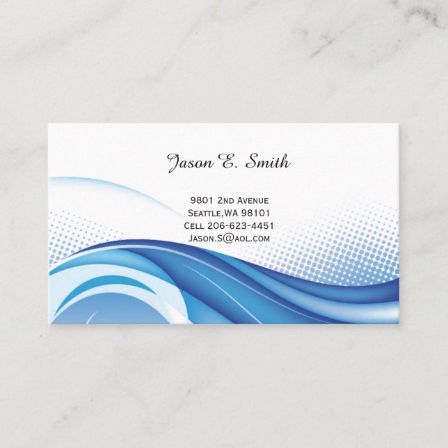 Visita Tarjeta de llamada clásica (Anverso)