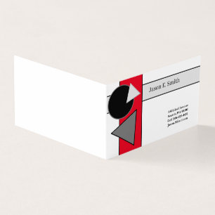 Visita Tarjeta de llamada plegada clásica