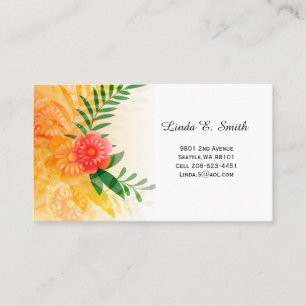 Visita Tarjeta de llamadas de negocios