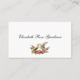 Visita Tarjeta de llamadas de palomas victorianas