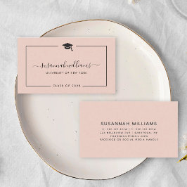 Visita Tarjeta de llamadas de Rosa de guiones de Moda mod