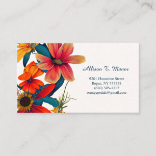 Visita Tarjeta de llamadas Flourish Flourish