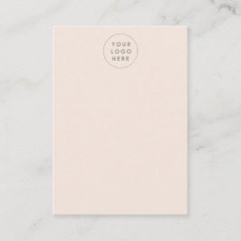 Visita Tarjeta de logotipo Hair Your Lodge de color Rubor