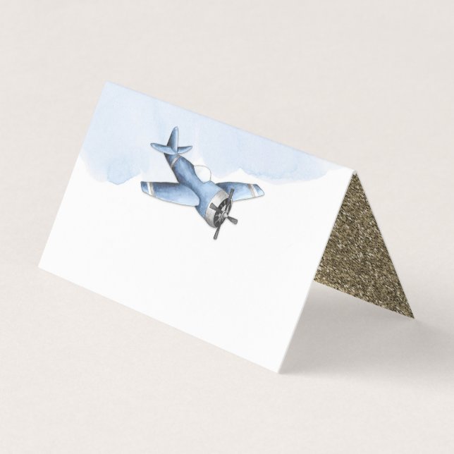 Visita Tarjeta de mesa de alimentación Baby Shower para a (Anverso)