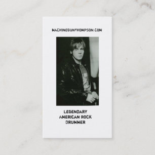 VISITA TARJETA DE METRALLETA DE THOMPSON