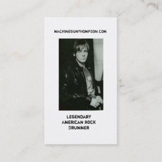 VISITA TARJETA DE METRALLETA DE THOMPSON