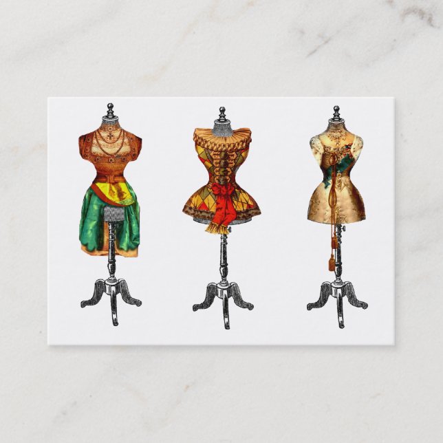 Visita Tarjeta de moda / Seamstress - SRF (Anverso)