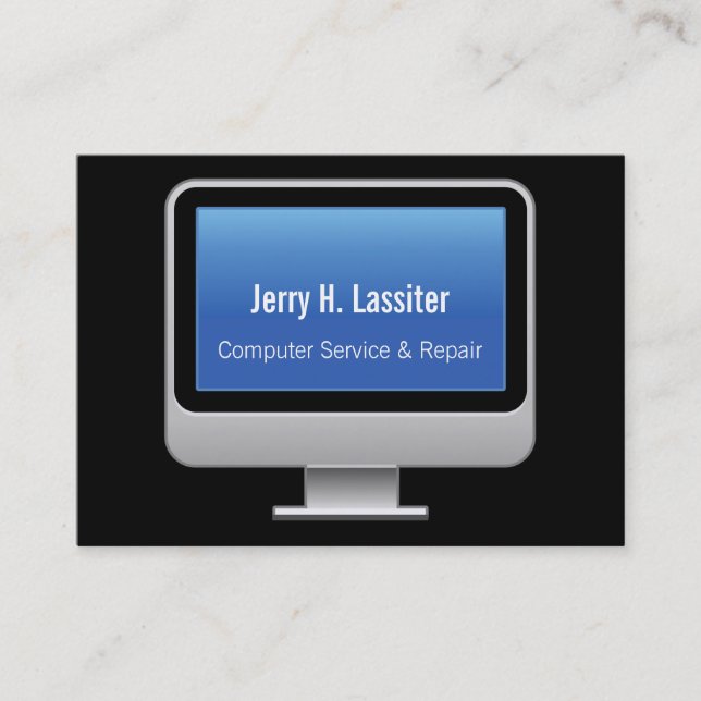 Visita Tarjeta de monitor (Anverso)