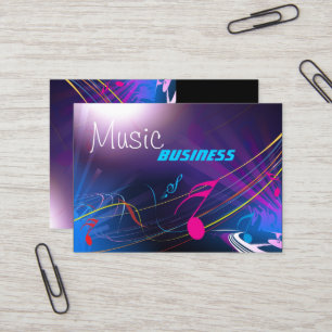 Visita Tarjeta de música DJ fiesta de baile