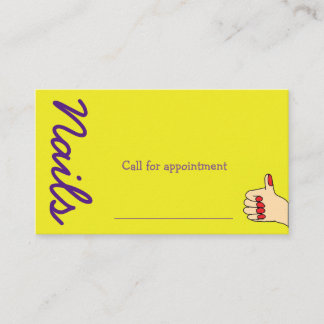 Visita Tarjeta de Nails