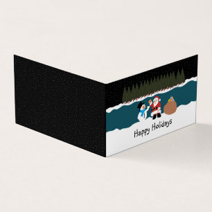 Visita Tarjeta de Navidad con foto familiar: regalo de Sa