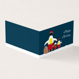 Visita Tarjeta de Navidades fotográficos familiares de pe