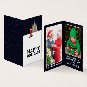 Visita Tarjeta De Navidades Fotográficos Familiares De Sa