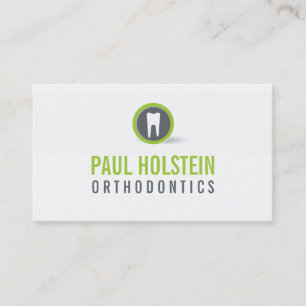 Visita TARJETA DE NEGOCIO BOLD DENTIST :: logotipo dental