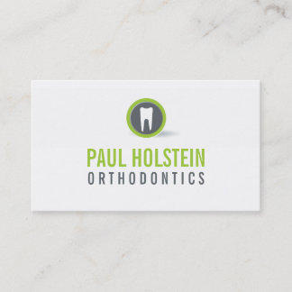 Visita TARJETA DE NEGOCIO BOLD DENTIST :: logotipo dental