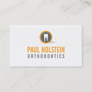 Visita TARJETA DE NEGOCIO BOLD DENTIST :: logotipo dental