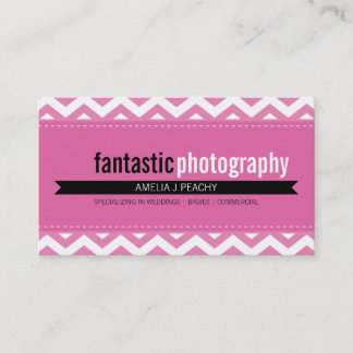 Visita TARJETA DE NEGOCIO BOLD :: simple chevron moderno 