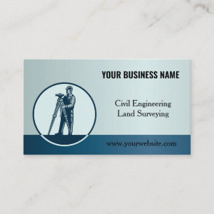 Visita Tarjeta De Negocio Con Logo De Ingeniería Y Vigila
