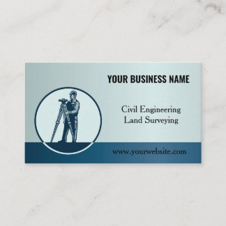 Visita Tarjeta De Negocio Con Logo De Ingeniería Y Vigila