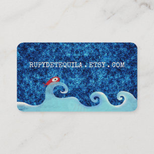 Visita Tarjeta de negocio cuadrada para peces