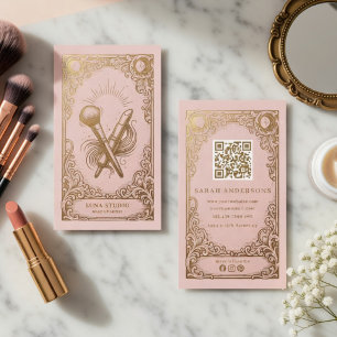 Visita Tarjeta de Negocio de Artista de Maquillaje   Bell
