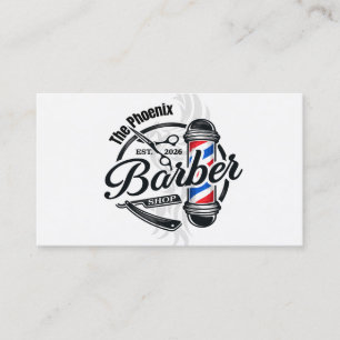 Visita Tarjeta de Negocio de Barbería