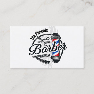 Visita Tarjeta de Negocio de Barbería