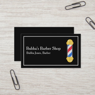 Visita Tarjeta de Negocio de Barbería