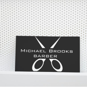 Visita Tarjeta de Negocio de Barbería de Lujo   Estilo Ne