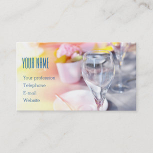 Visita Tarjeta de negocio de catering para bodas