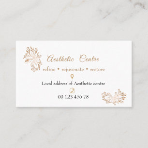 Visita Tarjeta de negocio de centro de cosmética, belleza